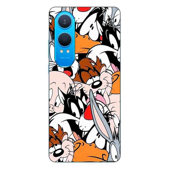 A tok kompatibilis a OnePlus Nord CE4 Lite szilikongél Tpu Looney Tunes modellel