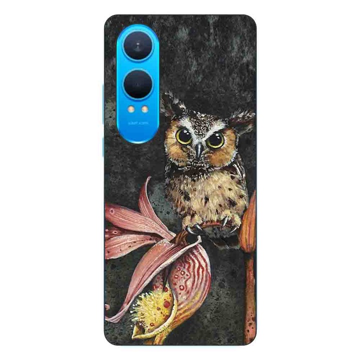 Borító kompatibilis a OnePlus Nord CE4 Lite Silicon Gel Tpu modell bagolyfestéssel