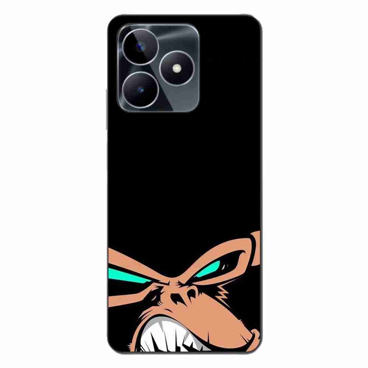 Покритие, съвместимо с модел Realme C53 Silicon Gel Tpu Angry Monkey