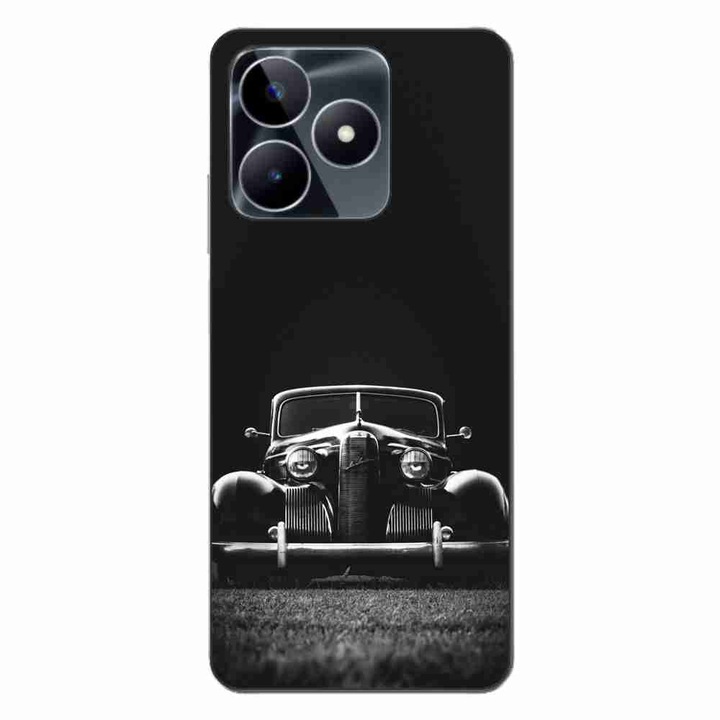 Покритие, съвместимо с Realme C53 Silicon Gel Tpu Model Old Car