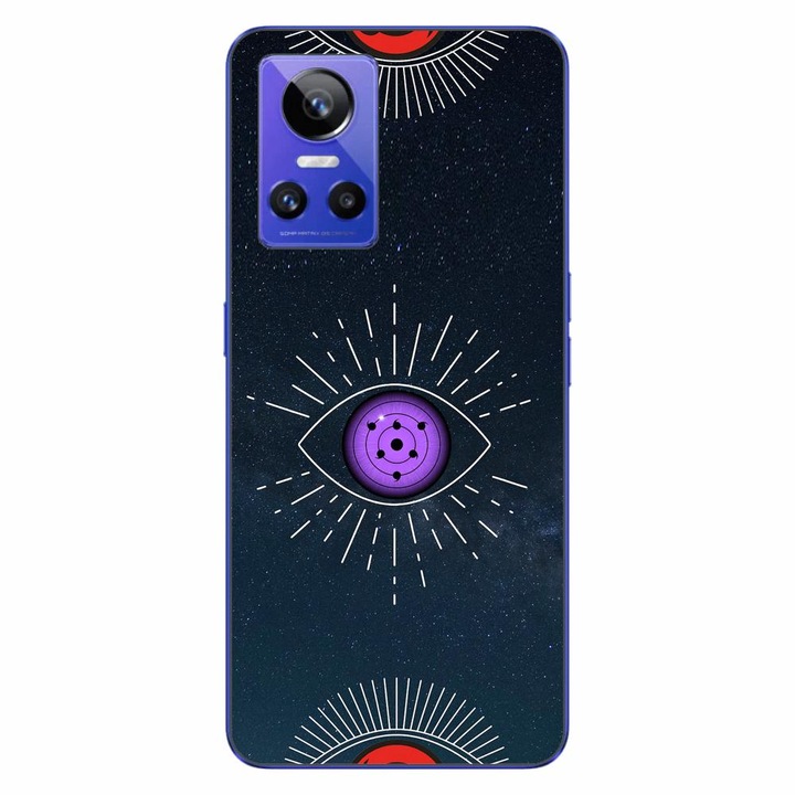 Кейс, съвместим с модел Realme GT Neo 3 Silicon Gel Tpu Tomoe Rinnegan Eye
