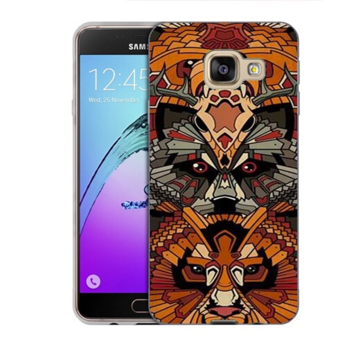 Husa compatibila cu Samsung Galaxy A5 2016 A510 Silicon Gel Tpu Model Abstract Totem