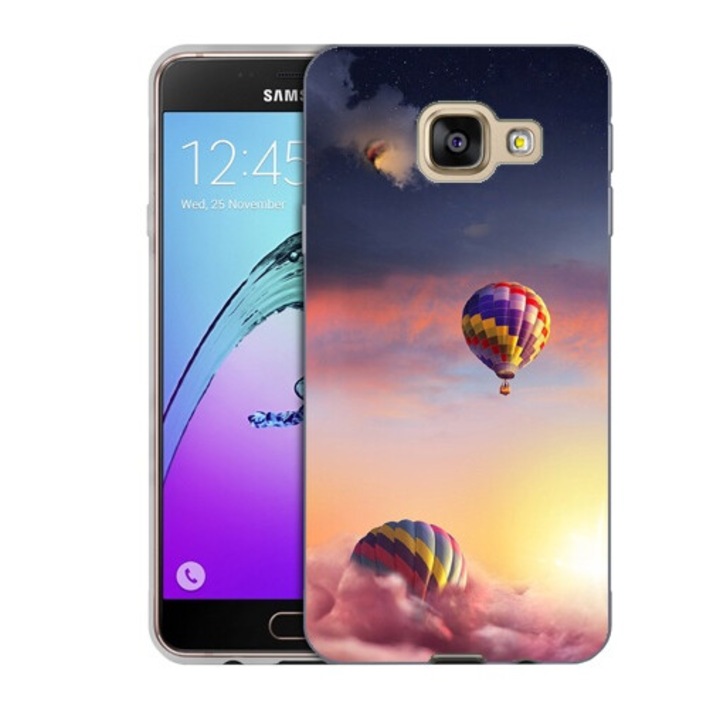 Husa compatibila cu Samsung Galaxy A3 2016 A310 Silicon Gel Tpu Model Air Balloons