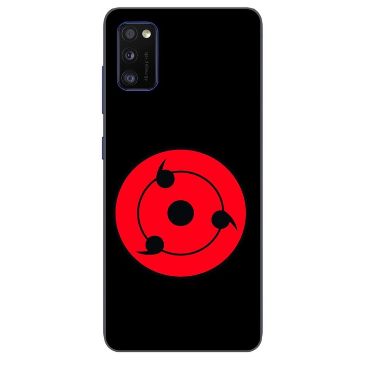 Husa compatibila cu Samsung Galaxy A41 Silicon Gel Tpu Model Sharingan