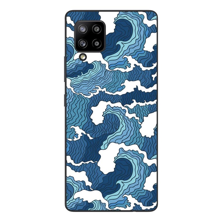 Кейс съвместим с Samsung Galaxy A42 5G Silicon Gel Tpu Модел Crazy Waves