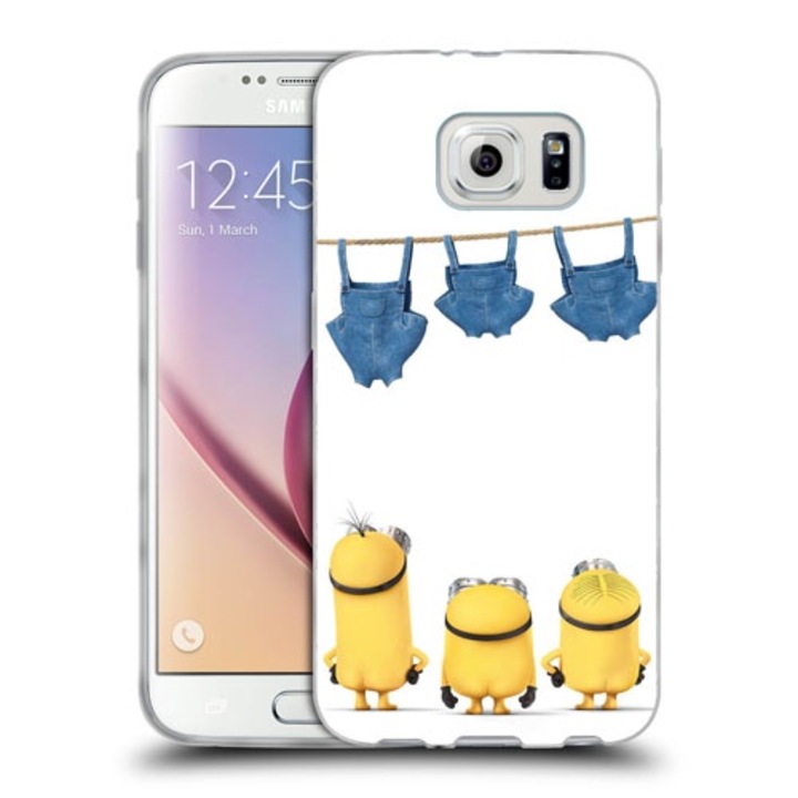 Husa compatibila cu Samsung Galaxy S7 Edge G935 Silicon Gel Tpu Model Naked Minions