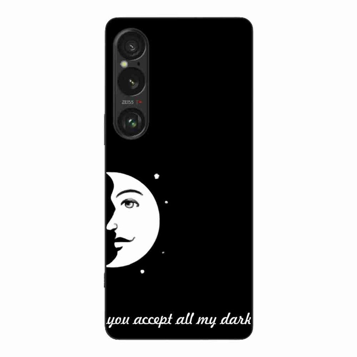A burkolat kompatibilis a Sony Xperia 1 VI szilikongél Tpu páros modell Luna modellel