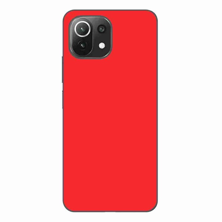 Husa compatibila cu Xiaomi Mi 11 Lite, Mi 11 Lite 5G Silicon Gel Tpu Model Matte Color Rosie