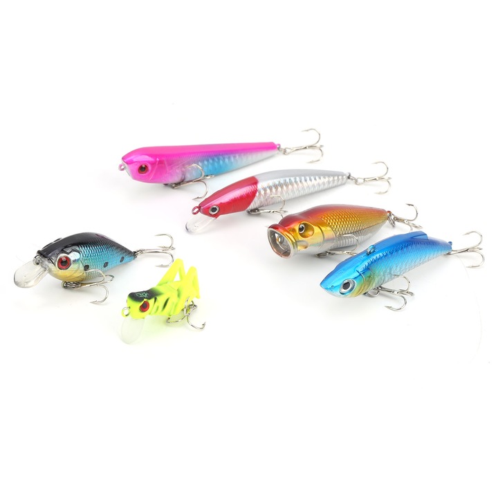 6 darab műcsali tárolódobozzal