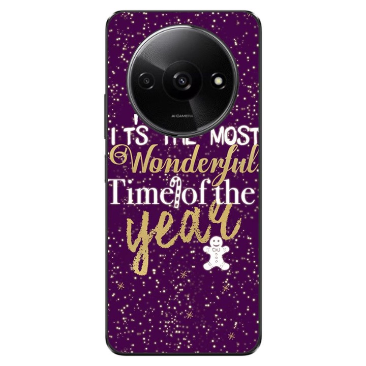 Калъф, съвместим с модел Xiaomi Redmi A3 4G Silicon Gel Tpu Christmas Wonderful Time Of The Year