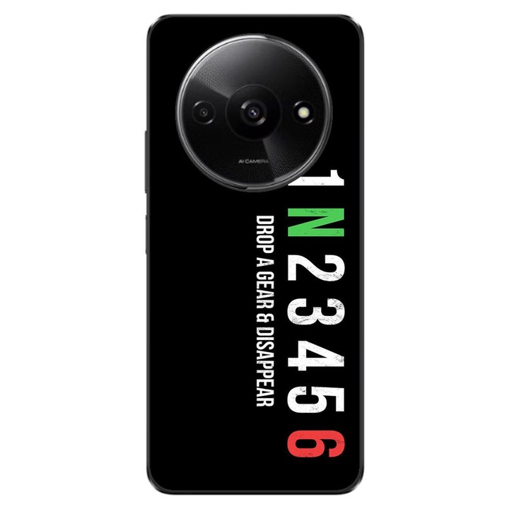 Капак, съвместим с Xiaomi Redmi A3 4G Silicon Gel Tpu Model Gears