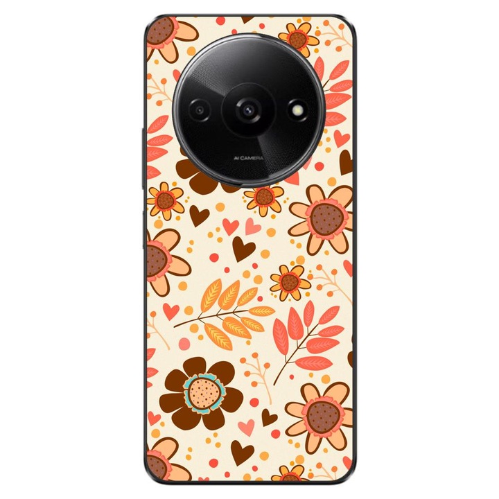 Капак, съвместим с модел Xiaomi Redmi A3 4G Silicon Gel Tpu Loving Autumn