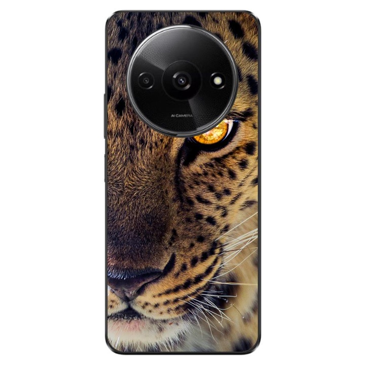 Калъф, съвместим с модел Xiaomi Redmi A3 4G Silicon Gel Tpu Leopard