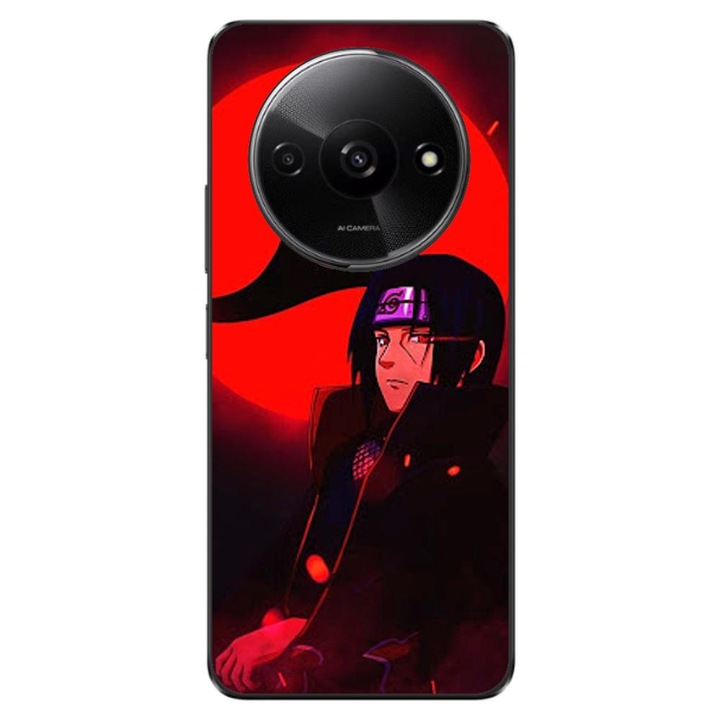 Капак, съвместим с Xiaomi Redmi A3 4G Silicon Gel Tpu Модел Itachi Sharingan