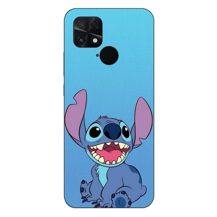 Кейс, съвместим с модел Xiaomi Poco C40 Silicon Gel Tpu Stitch Blue