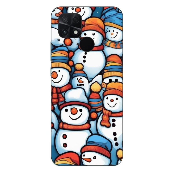 Husa compatibila cu Xiaomi Poco C40 Silicon Gel Tpu Model Snowman Pattern
