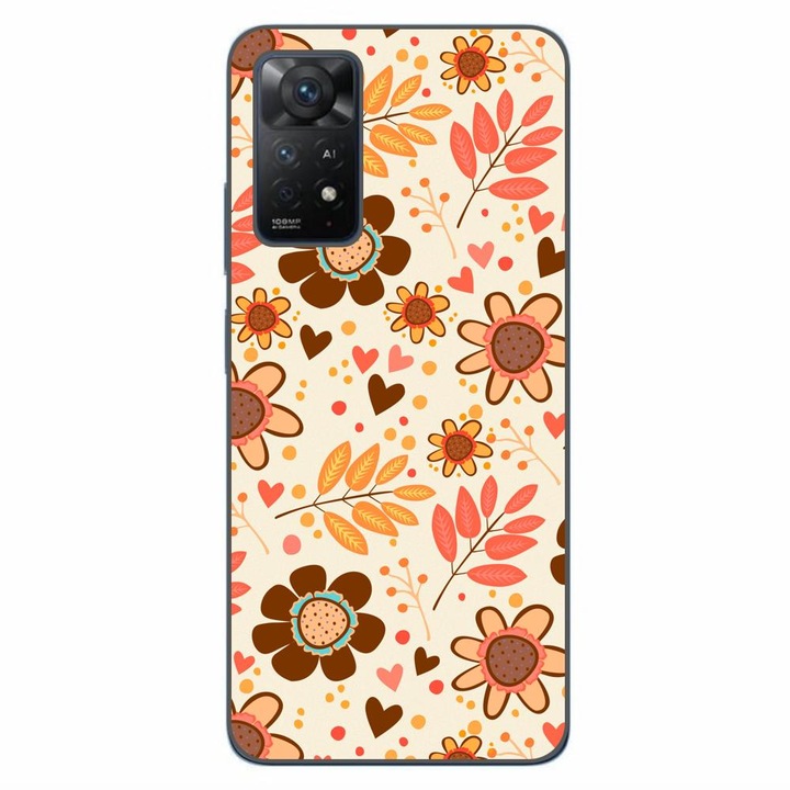 Husa compatibila cu Xiaomi Redmi Note 11 Pro 4G, 5G Silicon Gel Tpu Model Loving Autumn