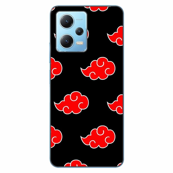 Husa compatibila cu Xiaomi Redmi Note 12 5G Silicon Gel Tpu Model Akatsuki Pattern