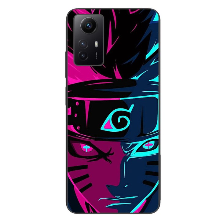 Капак, съвместим с Xiaomi Redmi Note 12s Silicon Gel Tpu Модел Naruto Purple Sage Mode