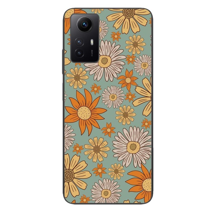Husa compatibila cu Xiaomi Redmi Note 12s Silicon Gel Tpu Model Vintage Meadow