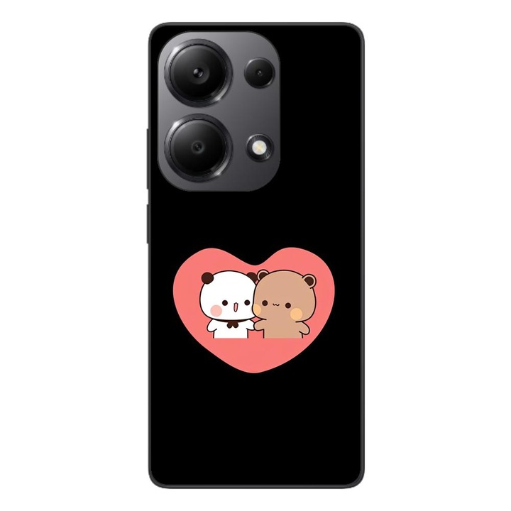 Husa compatibila cu Xiaomi Redmi Note 13 Pro 4G Silicon Gel Tpu Model Bubu Dudu In Heart