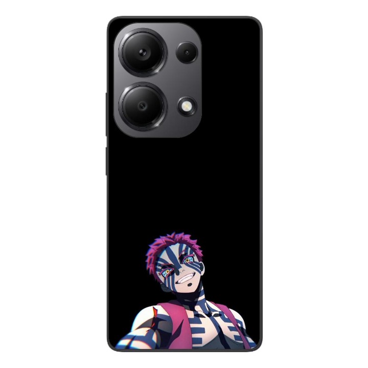 Husa compatibila cu Xiaomi Redmi Note 13 Pro 4G Silicon Gel Tpu Model Demon Slayer Akaza