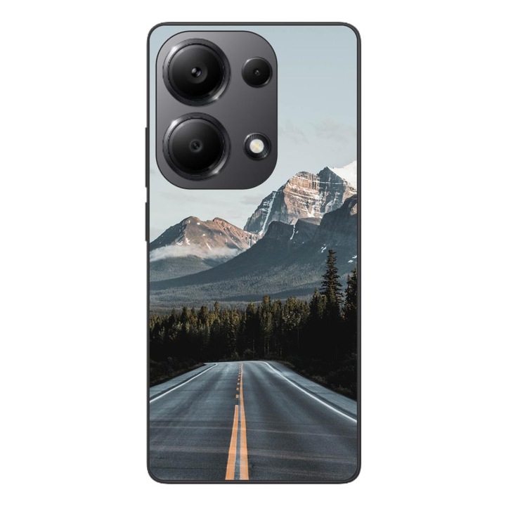 Husa compatibila cu Xiaomi Redmi Note 13 Pro 4G Silicon Gel Tpu Model Mountain Road