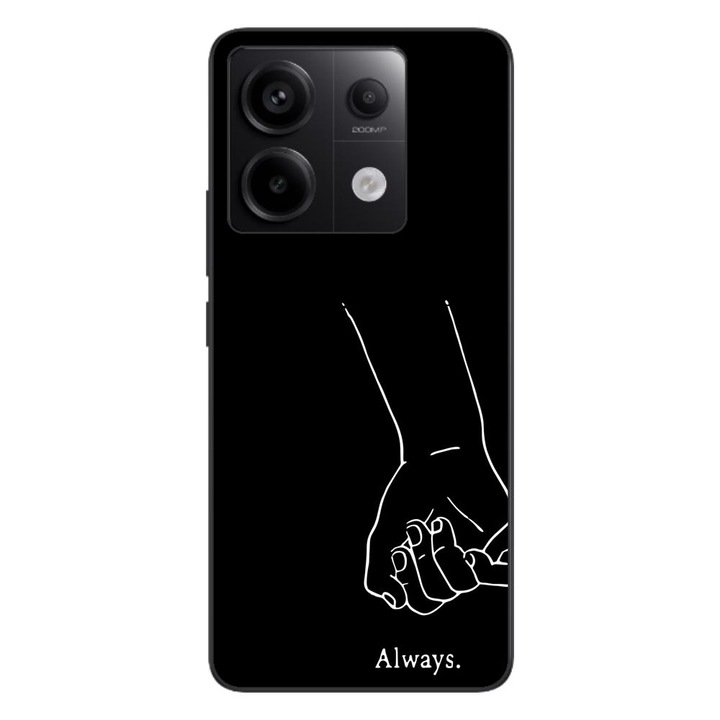 Капак, съвместим с Xiaomi Redmi Note 13 Pro 5G Silicon Gel Tpu Модел Двойки Винаги