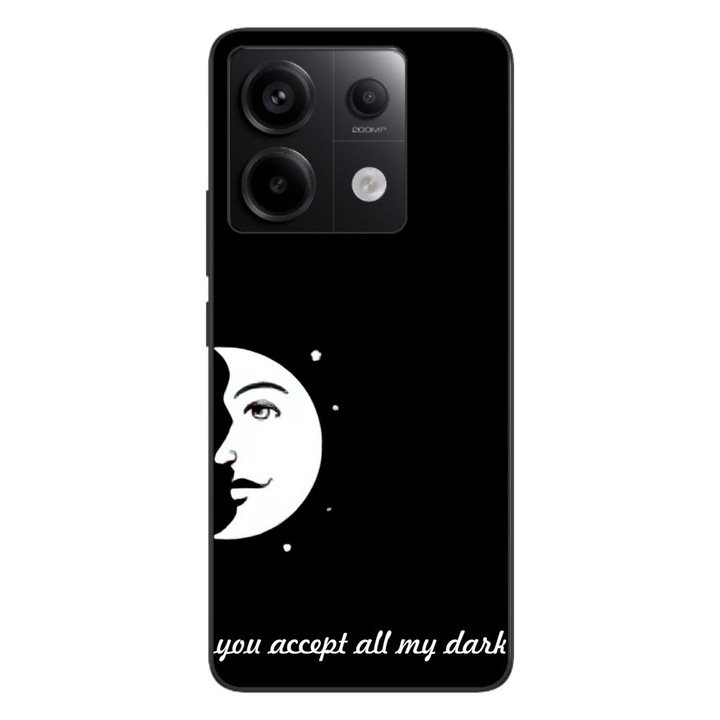 Husa compatibila cu Xiaomi Redmi Note 13 Pro 5G Silicon Gel Tpu Model Cupluri Model Luna