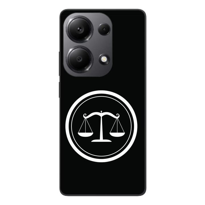 Капак, съвместим с Xiaomi Redmi Note 13 Pro 4G Silicon Gel Tpu Модел Balance of Justice