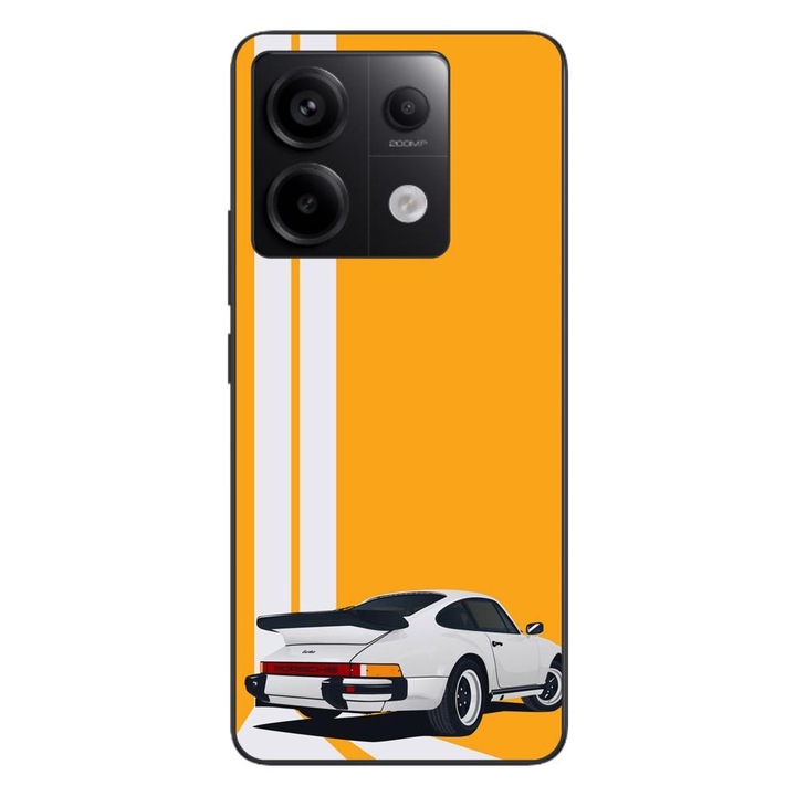 Кейс съвместим с Xiaomi Redmi Note 13 Pro 5G Silicon Gel Tpu Модел Porsche 911 Turbo