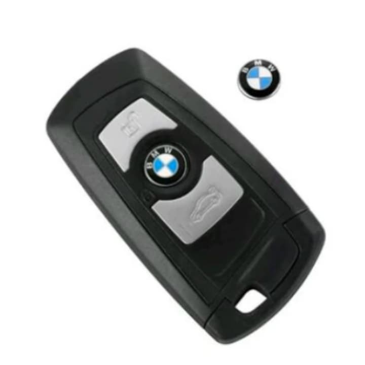 Kék BMW kulcs embléma