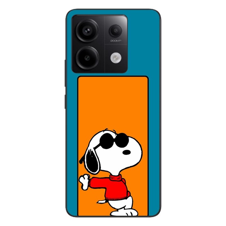Husa compatibila cu Xiaomi Redmi Note 13 Pro 5G Silicon Gel Tpu Model Snoopy