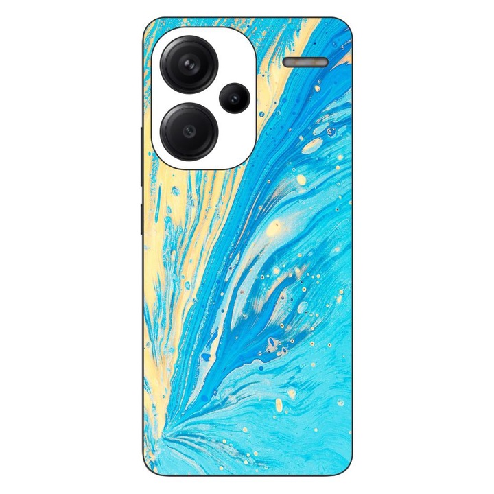 Кейс съвместим с Xiaomi Redmi Note 13 Pro Plus Silicone Gel Tpu Модел Aqua Bloom
