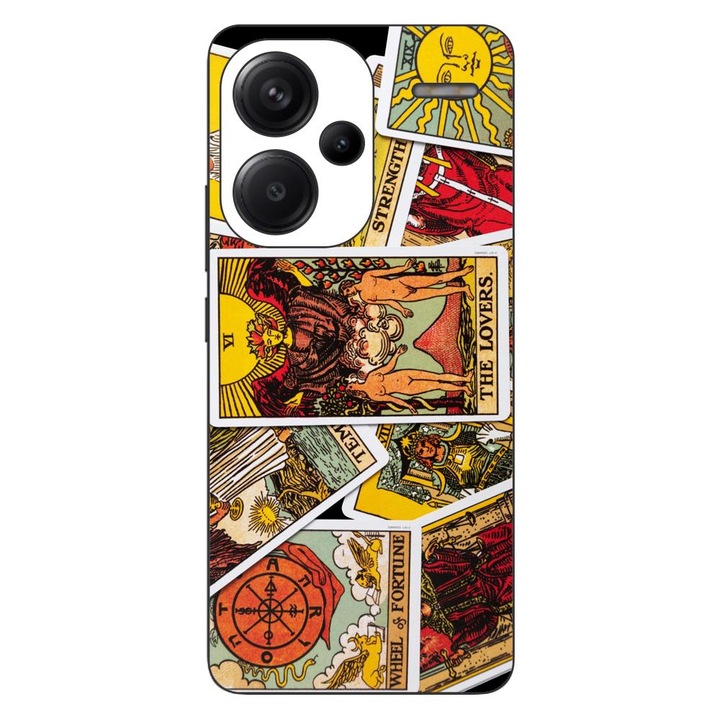 Husa compatibila cu Xiaomi Redmi Note 13 Pro Plus Silicon Gel Tpu Model Carti Tarot
