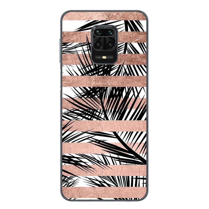 Капак, съвместим с Xiaomi Redmi Note 9 Pro Silicon Gel Tpu Model Glimmering Noir
