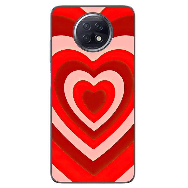 Husa compatibila cu Xiaomi Redmi Note 9T Silicon Gel Tpu Model Powerpuff Girls Heart Red Soul