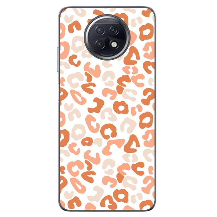 Husa compatibila cu Xiaomi Redmi Note 9T Silicon Gel Tpu Model Animal Print Blush Cheetah