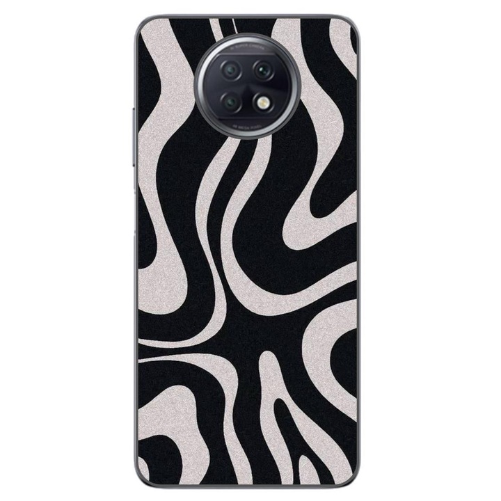 Husa compatibila cu Xiaomi Redmi Note 9T Silicon Gel Tpu Model Monochrome Hypnotic