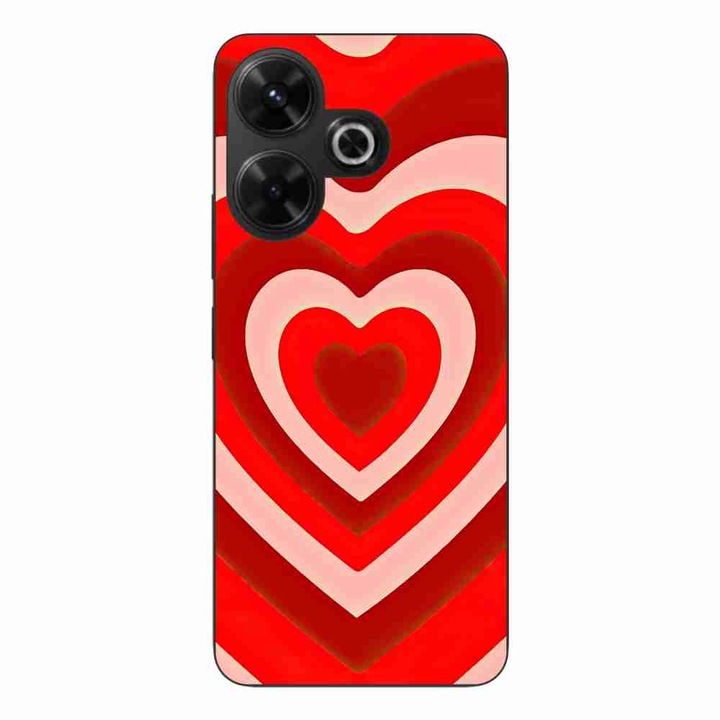 Husa compatibila cu Xiaomi Redmi 13 4G Silicon Gel Tpu Model Powerpuff Girls Heart Red Soul