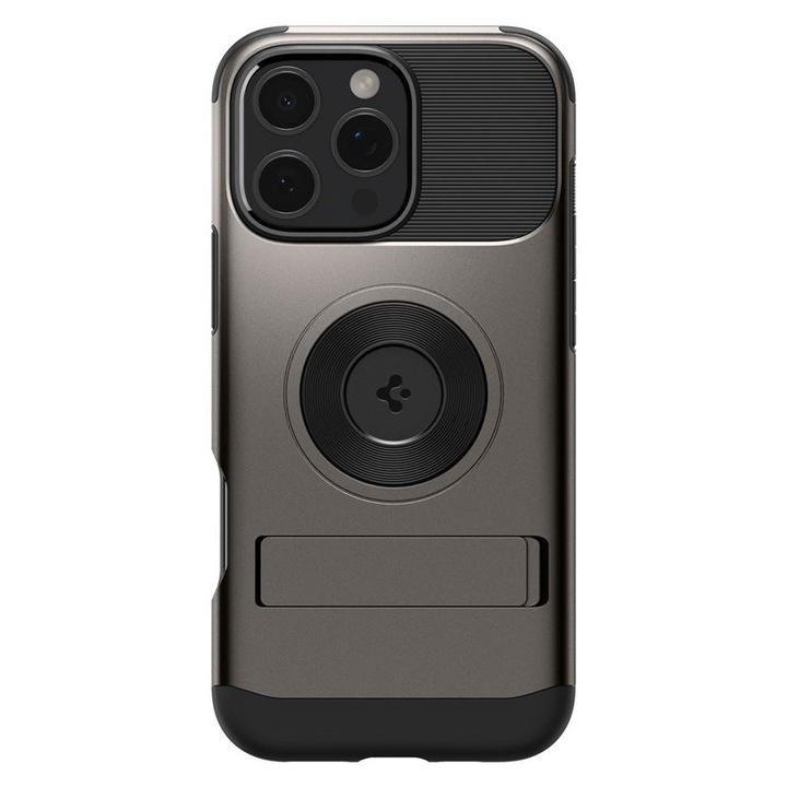 Калъф Spigen Slim Armor, съвместим с iPhone 16 Pro Max Gunmetal