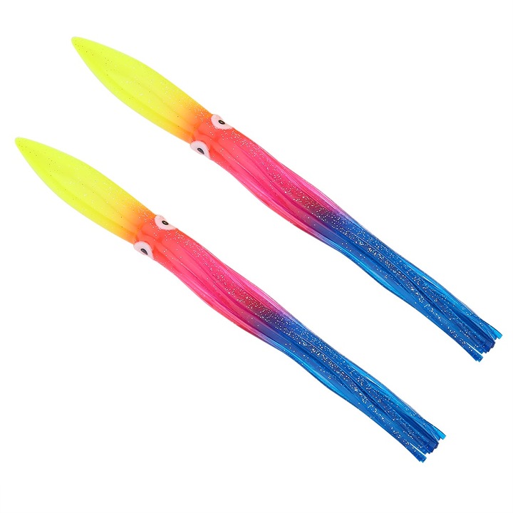 Enforose 2 db horgászcsali készlet, 30 cm, többszínű, szilikon