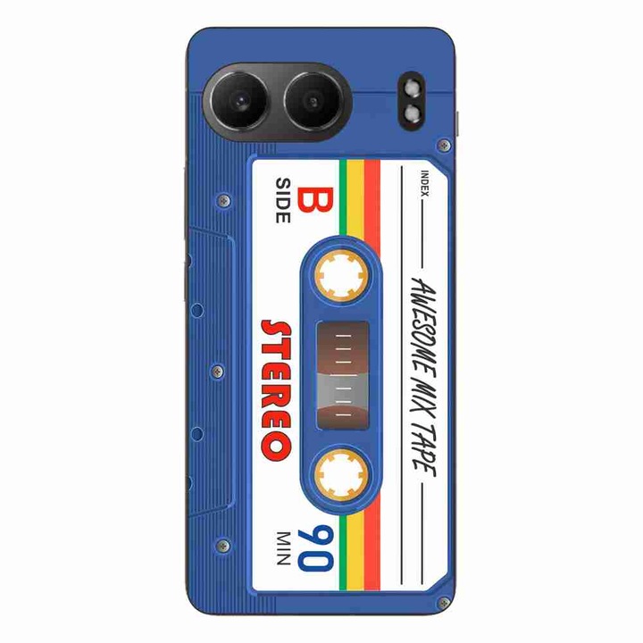 A tok kompatibilis a OnePlus Nord 4 Silicone Gel Tpu Case Vintage Mix Tape tokkal