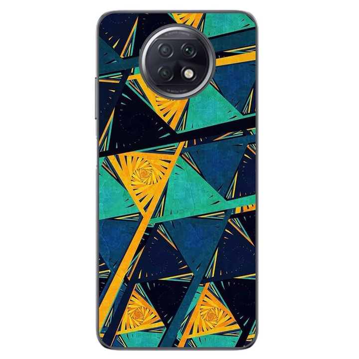 Husa compatibila cu Xiaomi Redmi Note 9T Silicon Gel Tpu Model Abstract Prism