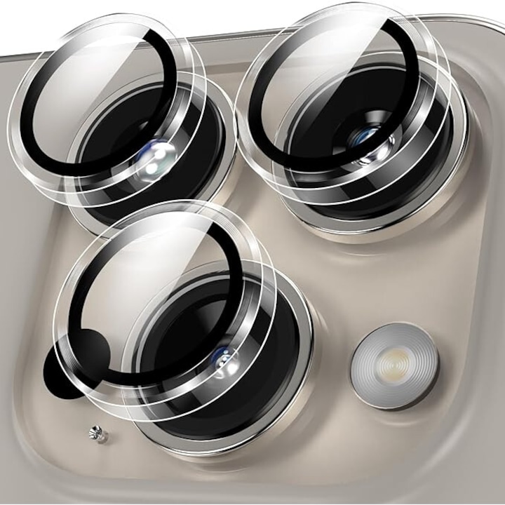 Folie de Protectie InstaShield pentru Camera iPhone 16 Pro/16 Pro Max