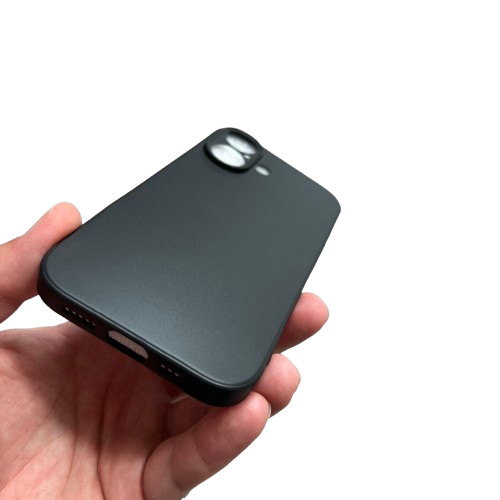 Husa Soft TPU Black compatibila cu iPhone 16