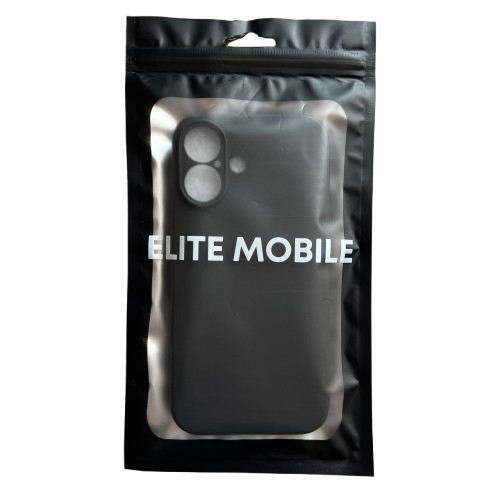 Husa Soft TPU Black compatibila cu iPhone 16