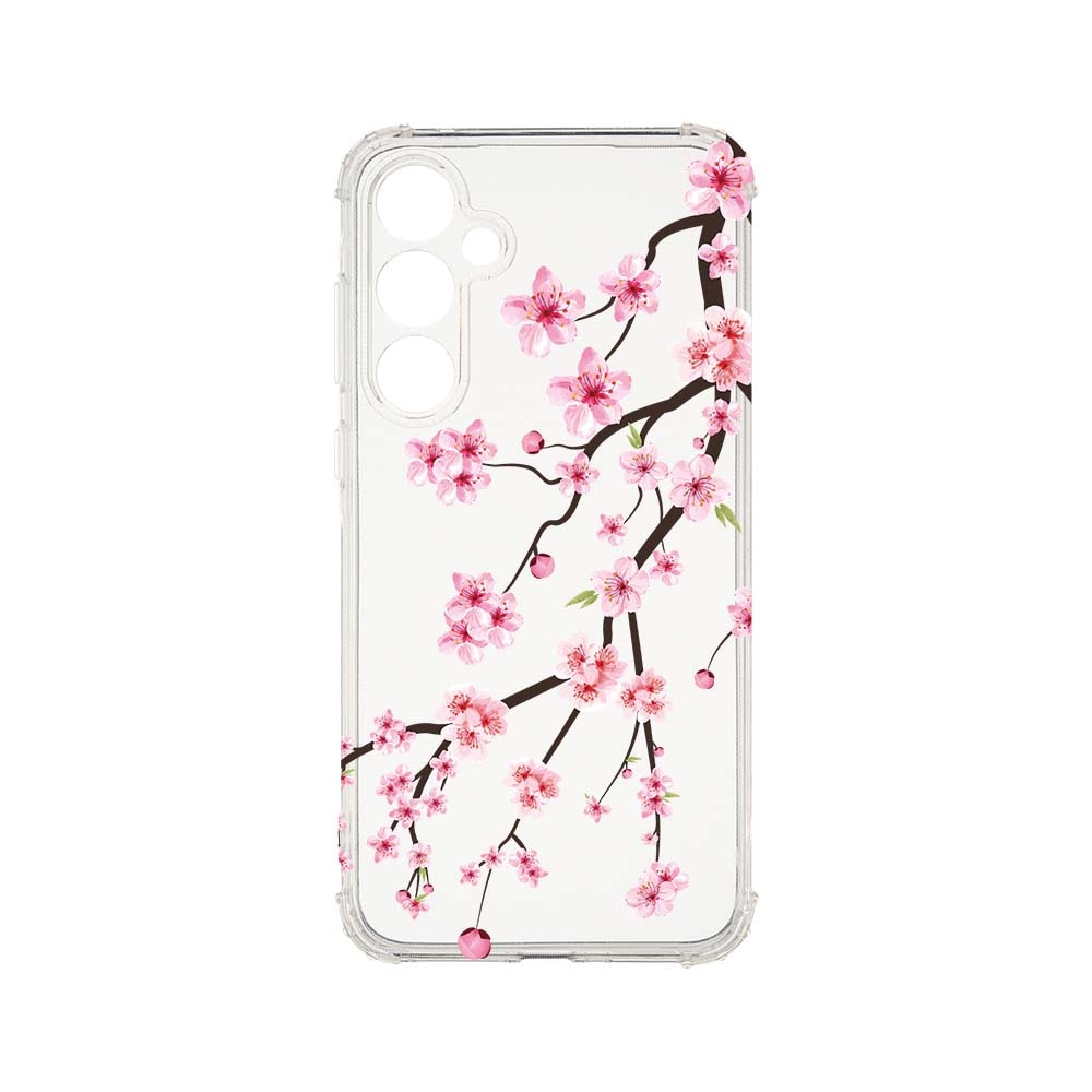BestCase® Husa Anti Shock 1.5MM, Compatibila Cu Samsung Galaxy A55 5G, Japan Cherry tree, Air Cushion Technology, AS 1475
