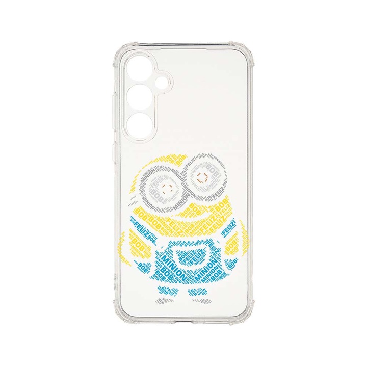 BestCase® Husa Anti Shock 1.5MM, Compatibila Cu Samsung Galaxy A55 5G, Calligraphy Minion, Air Cushion Technology, AS 1538
