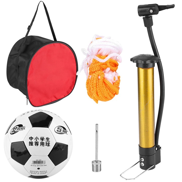 Kültéri focilabda, longziming, 5-ös méret, PVC anyagból, latexből, tartós, könnyen irányítható